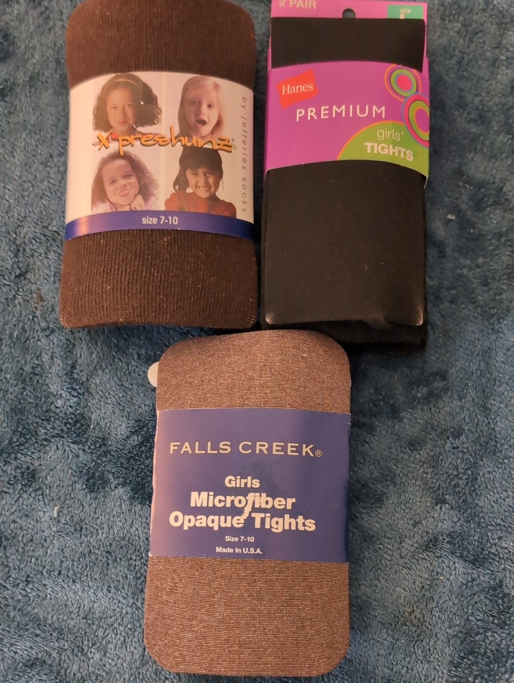 Four Girl Tights - Brown And Black
